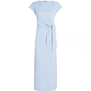 TOMMY HILFIGER Maxikleid in Hellblau, Größe M