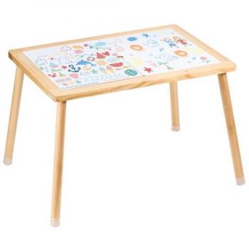 VEVOR Table exploratoire pour enfants – Plateau double face, pieds antidérapants, intérieur/extrieur, dessin & étude