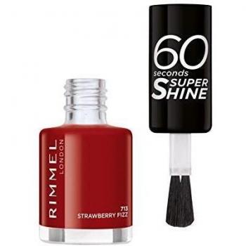 Smalto per Unghie Rimmel 60 Secondi Super Shine 713 Fragola Frizz 8 ml