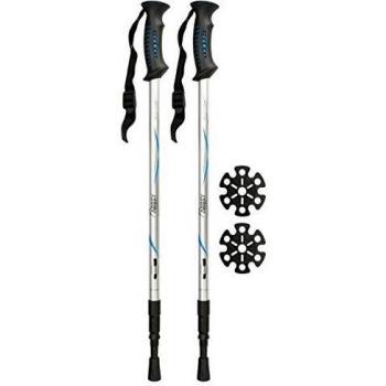 Paire de cannes de randonnée réglables Abbey Aluminium 21SV