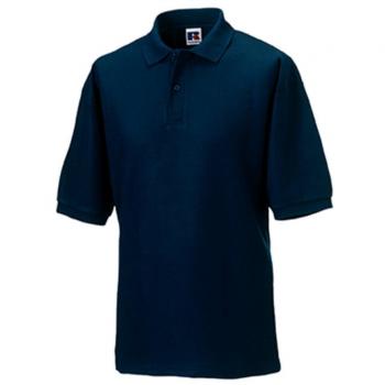 Medium French Navy Jerzees Piqué Polo Shirt