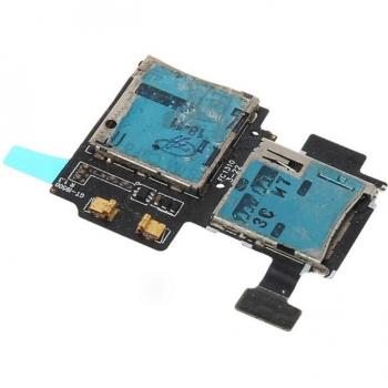 Cable Flexíble con Bandeja de Tarjeta Micro SD y Soporte SIM para Samsung S4