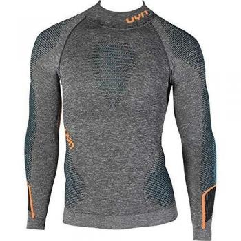 Uyn Ambityon Men's Long Sleeve Thermal Base Layer Orange Shiny