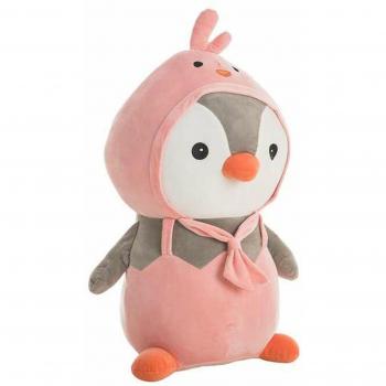 Kit Peluche Pinguino 36 cm Rosa
