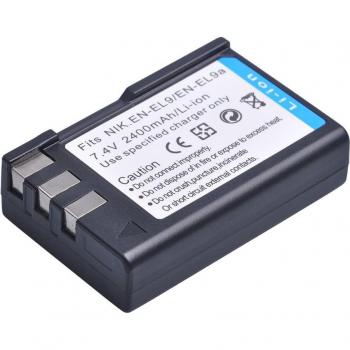 2400mAh EN-EL9a Battery for Nikon Digital Cameras D40, D60, D40X, D5000, D3000