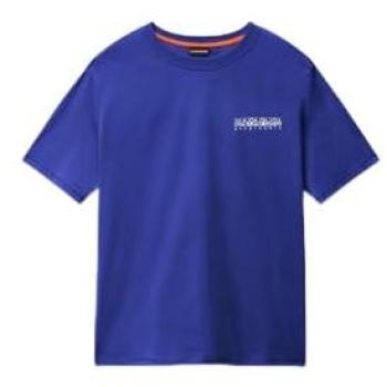 Napapijri T‑shirt S‑Turrach Bianco e Blu Reale