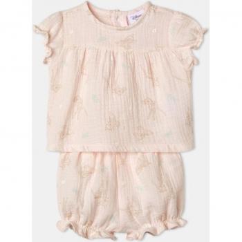 Pijama de dos piezas corta para bebé niña Cotton Juice