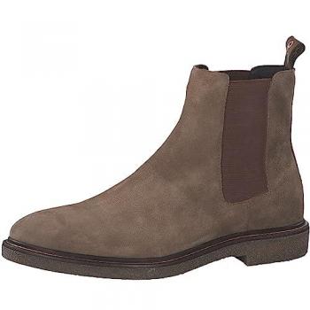 Marco Tozzi Herren Chelsea Boots aus Wildleder, Braun, 43 EU