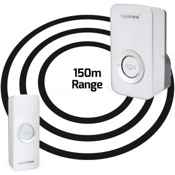 White Lloytron MiP2 32 Melody Door Chime