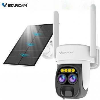 Caméra de Surveillance Vstarcam 3MP 2K Solaire