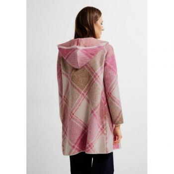 Cecil Hoody Jacquard-Strickjacke