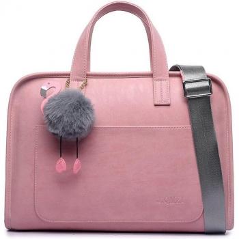 Frosted Leather Office Handbag
