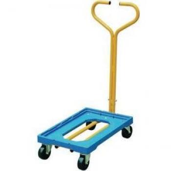 SLINGSBY Platform Trolley 369321 Plastic Blue 40.2 x 60.5 x 98 cm