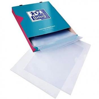 Cartella PVC Incolore Aperta sopra e sui lati – A4