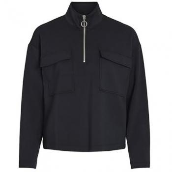 VILA Damen-Hochkragen Langarmtop XL