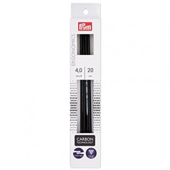ErgoCarbon Aiguille de Tricot Double Pointe 20 cm – Prym Noir N°4