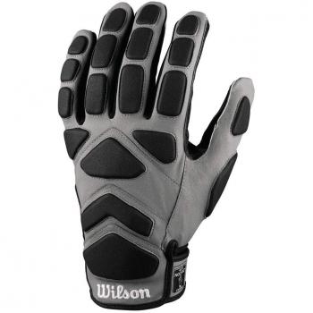 Wilson MVP Tacktech Lineman Black Football Gloves – Größe 2XL