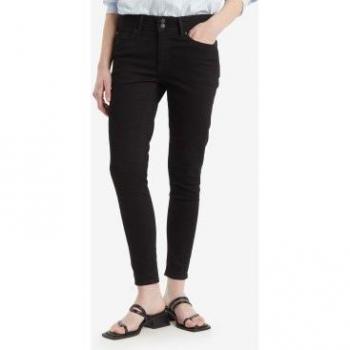 Jeans Levi's 711 Doppio Bottone Nero Donna 29