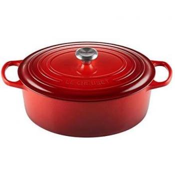 LE CREUSET Bräter Oval Signature 33 cm 7,5 l Kirschrot