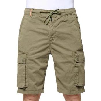 Short BYRON vert kaki coton
