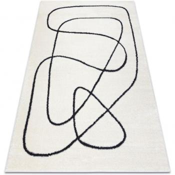 RugsX Modern Cream and Black Rug 180x270 cm