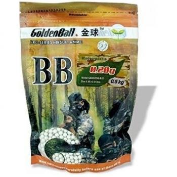 Bolas de Airsoft GoldenBall 35655, 6 mm, 0.20 g, Multicolor