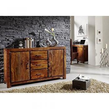 Sheesham Sideboard Holz massiv modern 145x85x45cm