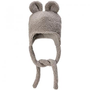 T‑Tommi Mütze „Teddy“ Grau – Kindermode, 6–9 Monate