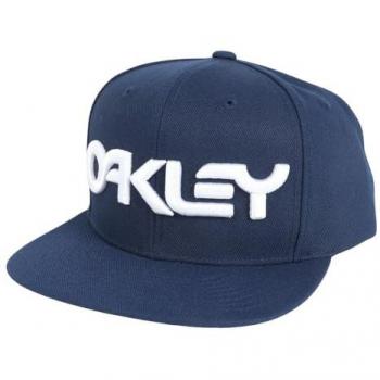 Gorra Oakley Mark III Azul Intenso con detalles en Blanco