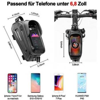 Cadre Bike Phone Holder – Sacoche Imperméable 6,8