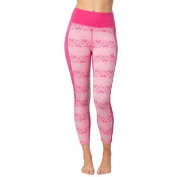 Kari Traa Damen High Waist Byxor Ljust Röd