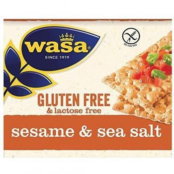Wasa Knäckebrot glutenfrei mit Sesam und Meersalz (240g)