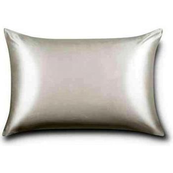 ALASKA BEAR Natural Silk Pillowcase, Hypoallergenic, 19 momme, 600 thread count, 100% Mulberry Silk, King Size 50 x 90 cm, Ivory White