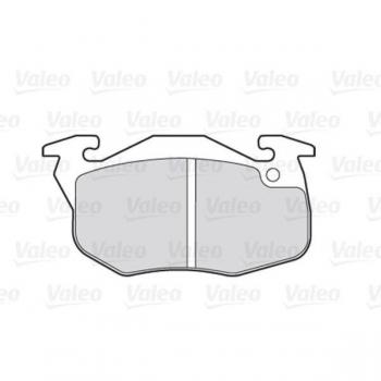 VALEO Jeu de plaquettes de frein 301075 pour RENAULT, PEUGEOT, CITROËN