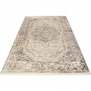 Wecon Home SoHo Touch – Hoch‑Tief‑Struktur Teppich in Grau (7 mm, 160 × 230 cm)