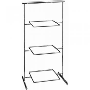 GF167 Premium Melamine Chrome Tabletop Stand