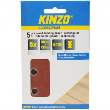 Wood Surface Smoothing Paper – 720 mm × 30 mm, 60‑Grit (Kinzo 71707)
