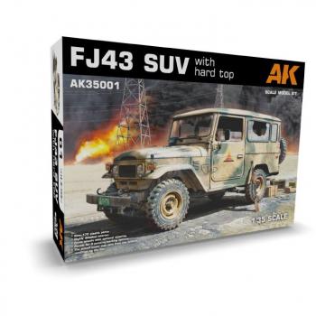 Militärspezifikations‑SUV (FJ43) Hardtop – AK Interactive 35001 1:35 Kunststoffmodell