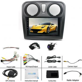 Autoradio IBEAFILLY 9 Android 13 GPS, 2Go+ SSD – Logé 2 & Sandero (2012‑2017)