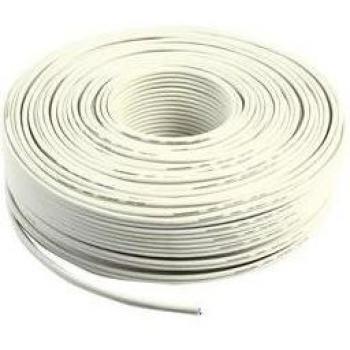 Valueline 2x2.50mm², 100m cable de audio Blanco