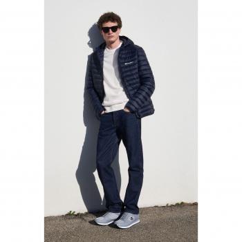 Wattierte Jacke mit Kapuze und Champion-Logo