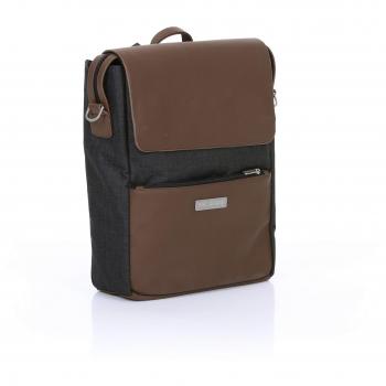 ABC Baby Windeltasche City – Rucksack mit Deckelfach und Zippereich