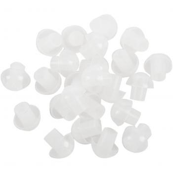 Silicone Earbuds 20p – Embout Champignon Blanc pour Casque