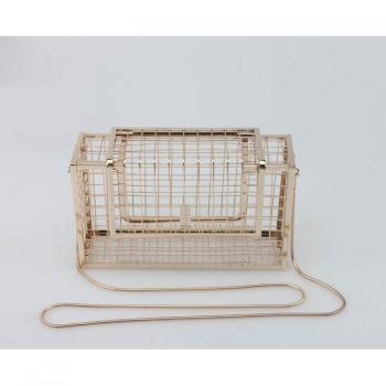 Metal Cage Evening Bag for Women