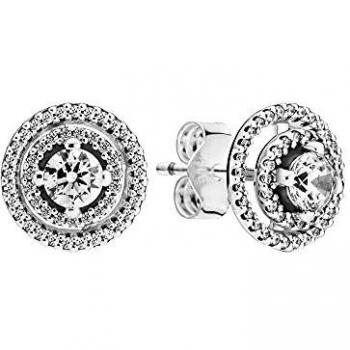 Pendientes Pandora Doble Halo Brillante 299411C01