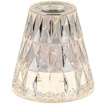 Rabalux Siggy Tischleuchte, 2W, RGB, 3000K, transparent, H12,5cm, D11cm