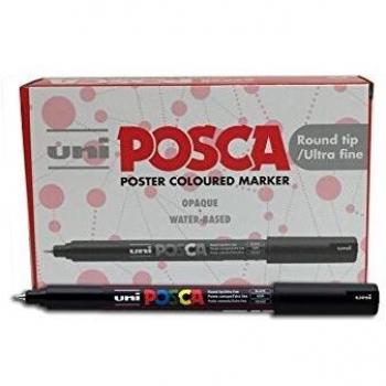 Marqueur Posca PC1MR Noir 0,7mm Extra Fin