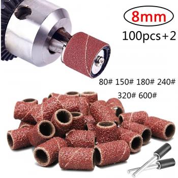 Kit Ponceur 80‑Grain – Papier Abrasif, Mandrin 3.17 mm & Forets