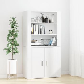 Vidaxl Highboard Weiß Holzwerkstoff