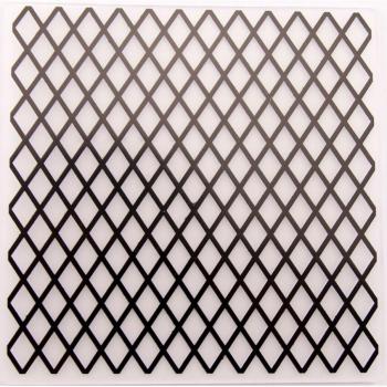 Wedding Decoration Rhombus Frame Embossing Folder